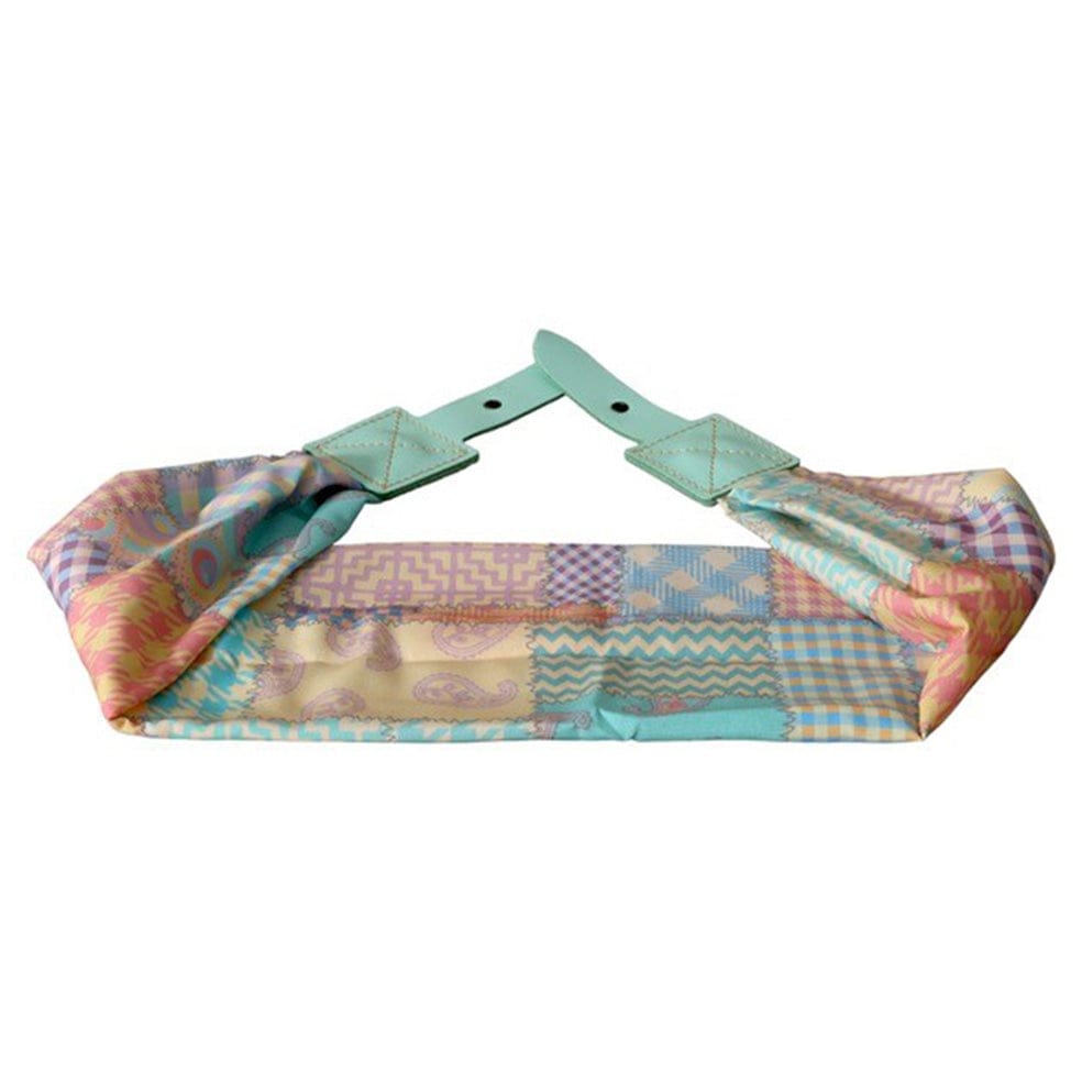 Polarbox Fabric Strap Cyan Patchwork