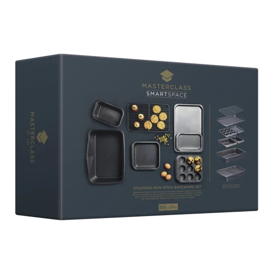 MasterClass Smart Space Stacking Non-Stick Bakeware Set