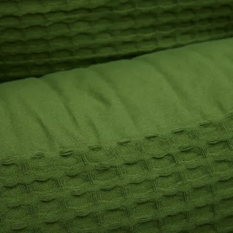 Thread Office Green Chunky Waffle Duvet Cover Set